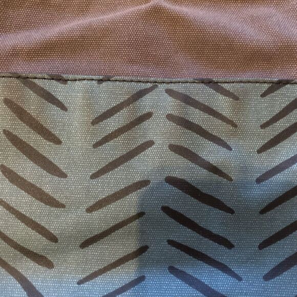 Fossil‎ Crossbody Bag Bucket Keely Herringbone Coated Canvas Adjustable Strap - Picture 14 of 14